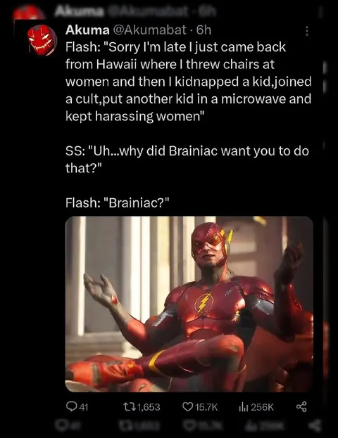 Flash Blames Brainiac