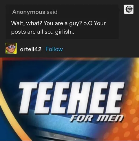 Teen for Men Response