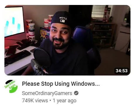 Please Stop Using Windows