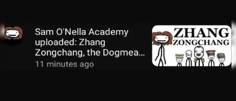 Zhang Zongchang Upload Notification