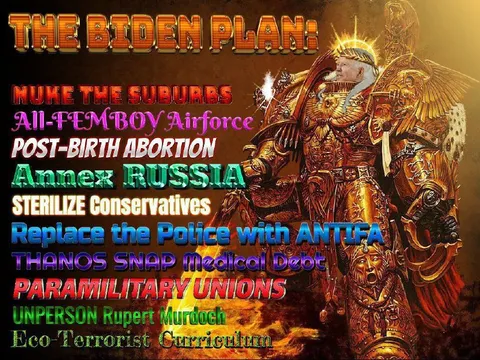 The Biden Plan Warhammer Manifesto