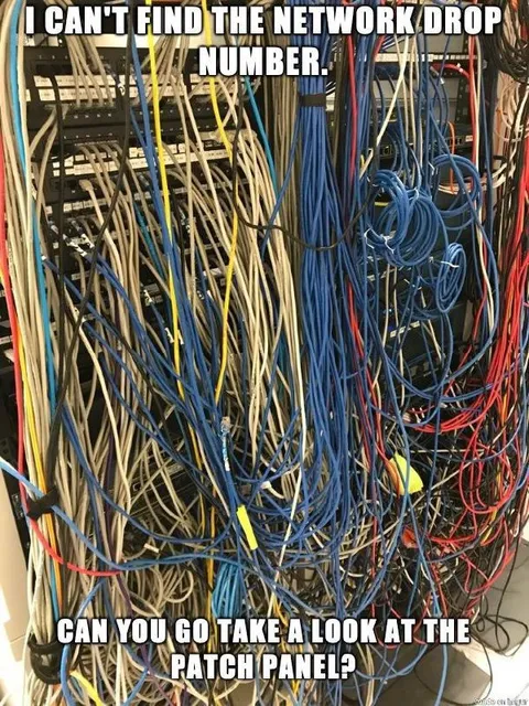 Can't Find the Network Drop Number