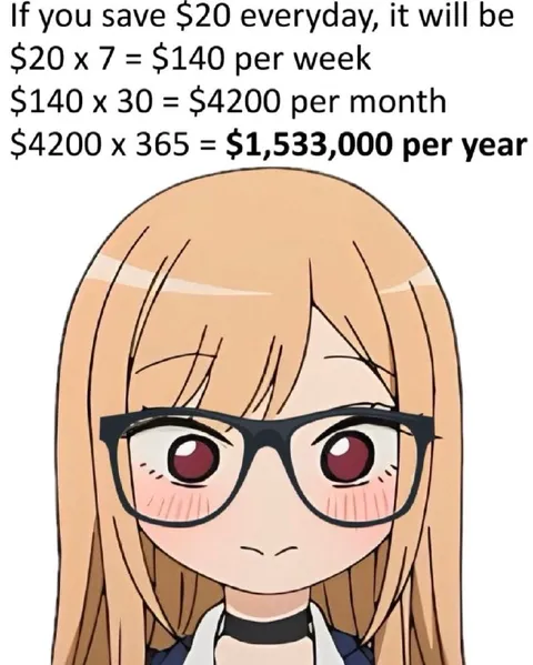 Saving $20 Every Day