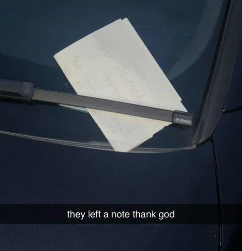 They Left a Note