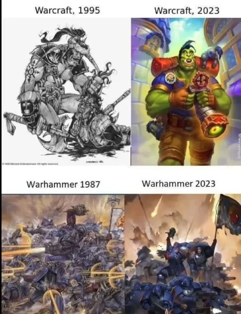 Warcraft and Warhammer Then and Now