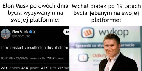 Elon Musk kontra Michał Białek