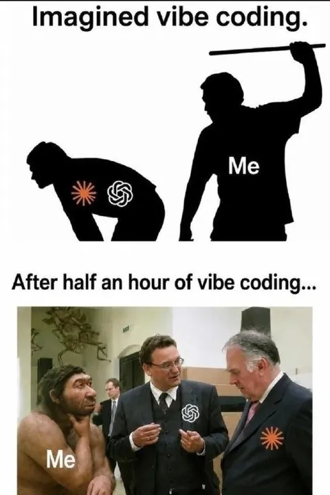 After Half an Hour of Vibe Coding