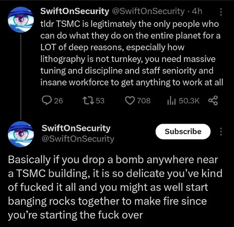 TSMC Is Too Delicate