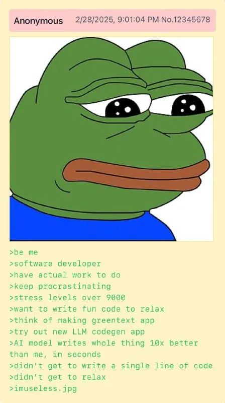 Pepe Procrastinates With AI