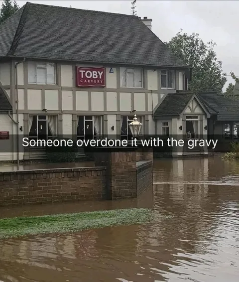 Someone Overdid the Gravy