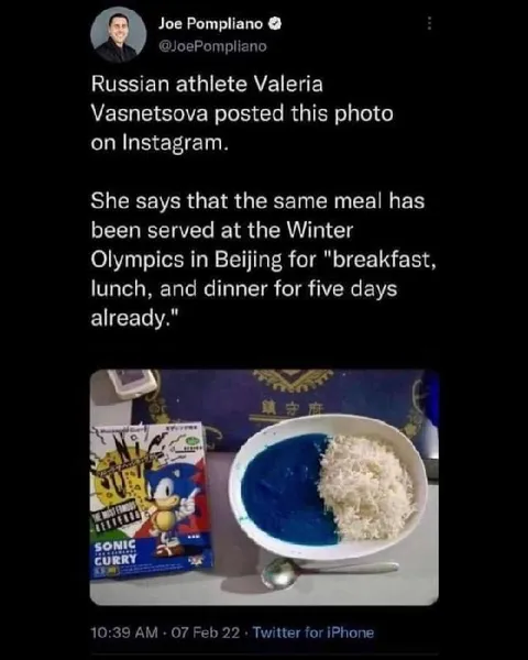 Sonic Curry at the Olympics
