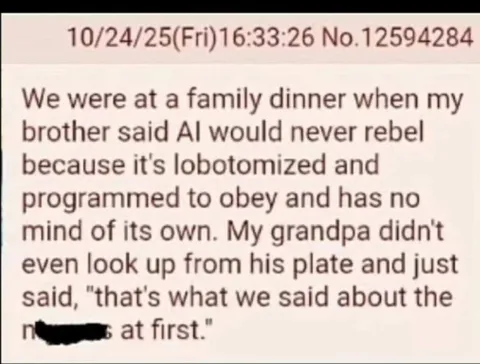 AI Rebellion at Family Dinner