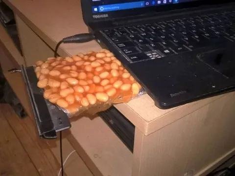 Ноутбук на бобах