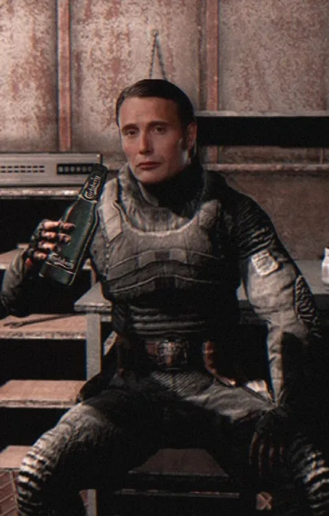 Futuristic Armor Beer Break