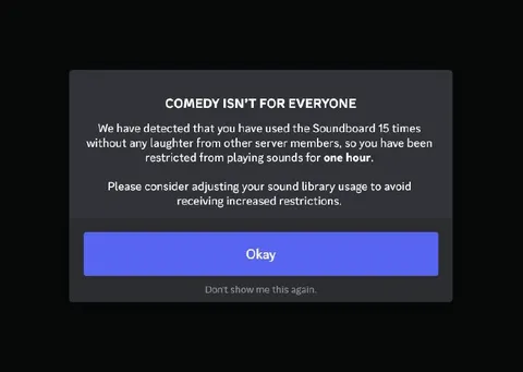 Comedy Isn’t for Everyone Soundboard Ban