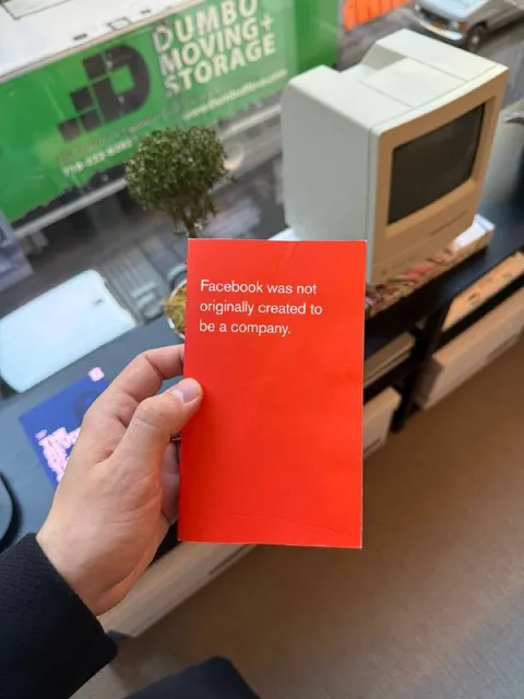 Facebook Was Not a Company