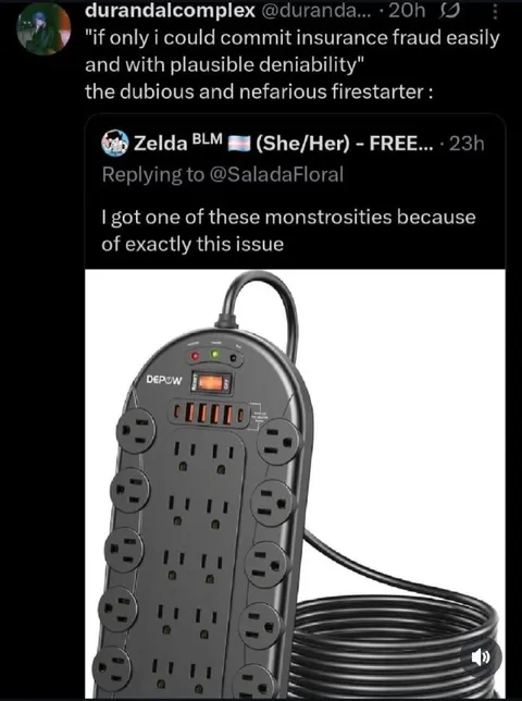 Insurance Fraud Power Strip