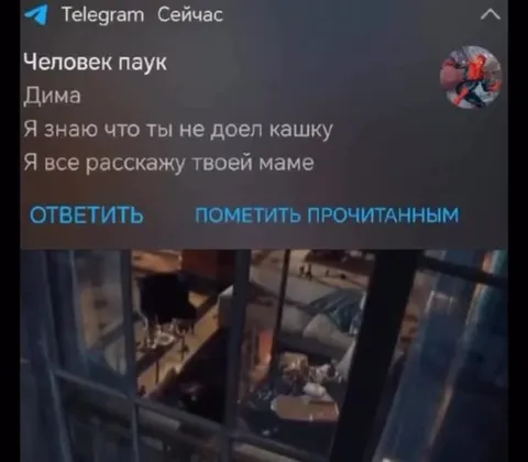 Человек паук расскажет маме