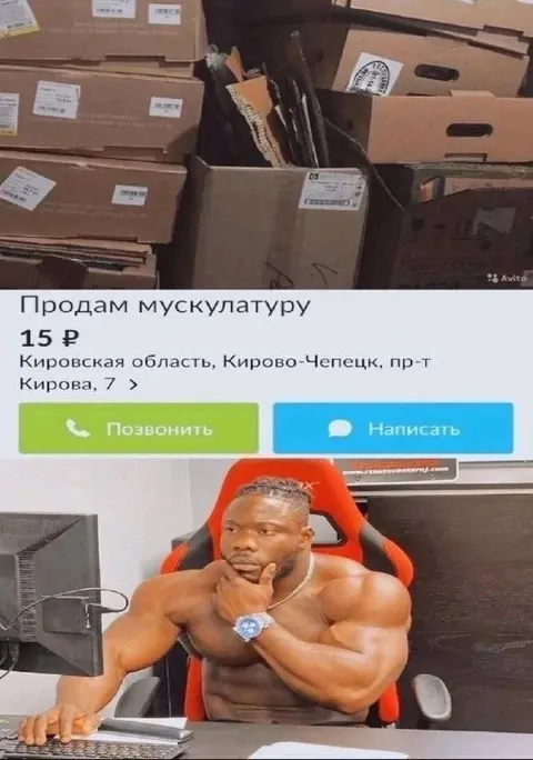 Продам мускулатуру за 15 рублей