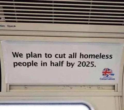 Cut Homeless People in Half