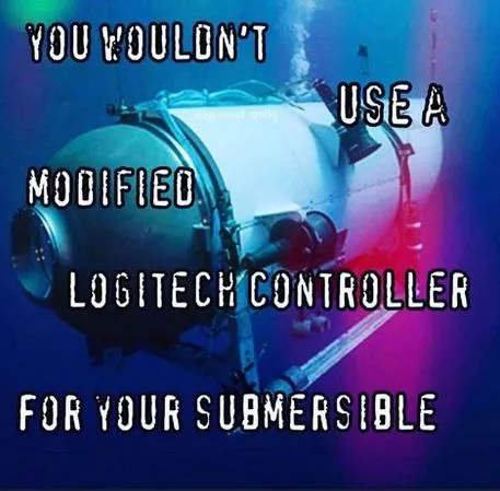 Modified Logitech Submersible Controller