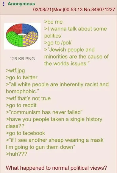 What Happened to Normal Political Views