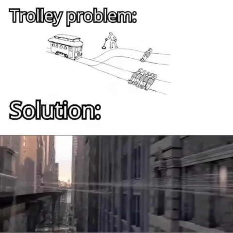 Trolley Problem: Spider-Man Solution
