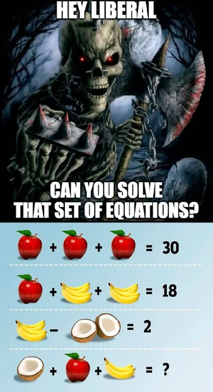 Hey Liberal Solve Equations