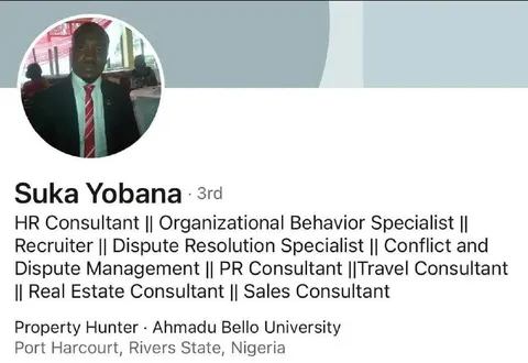 Suka Yobana LinkedIn Profile