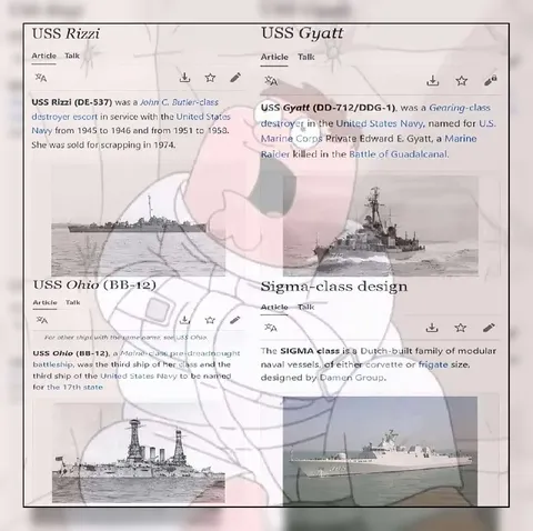 Four Ships, One Rizzi Joke