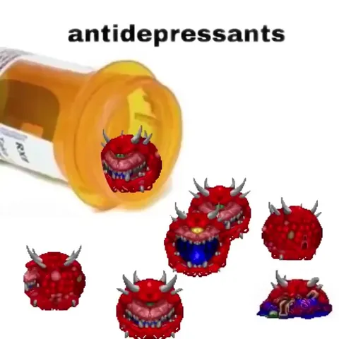 Antidepressants Summon Little Demons