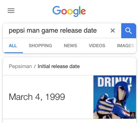 Pepsiman Game Release Date