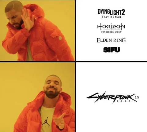 Drake chooses Cyberpunk 2077
