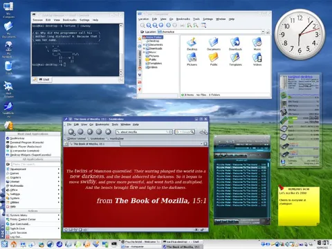 Retro Linux Desktop Nostalgia