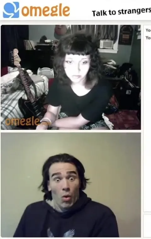 Неожиданная песня на Omegle