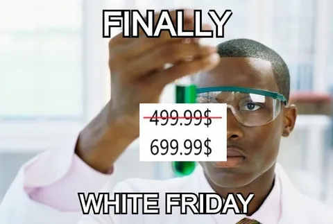 White Friday Price Increase