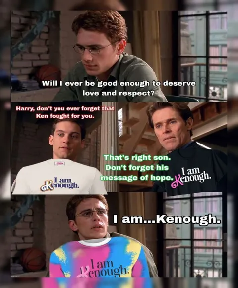 I Am Enough Spider-Man Collage