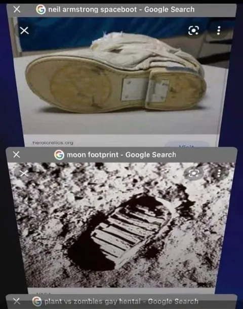 Space Boot Moon Footprint Search