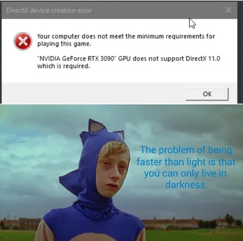 RTX 3090 DirectX Error