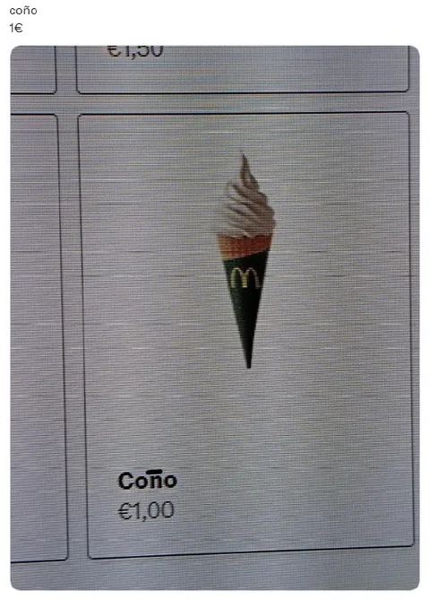 Cono de helado por un euro