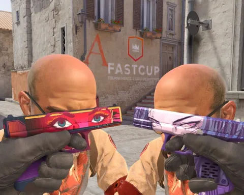 Twin Bald Counter-Strike Terrorists