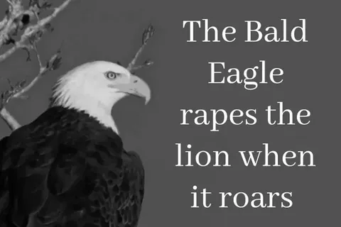 The Bald Eagle Rapes the Lion