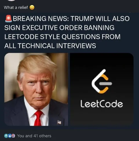 Trump Bans LeetCode Interviews
