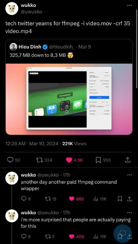 Tech Twitter Pays for FFmpeg