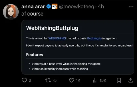 Webfishing Buttplug Mod
