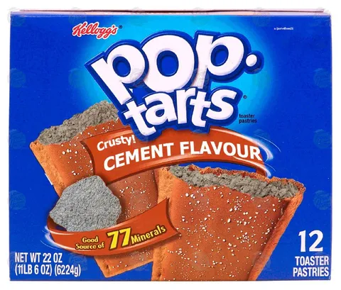 Cement Flavour Pop-Tarts