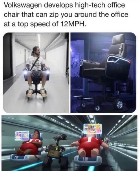 Volkswagen High-Tech Office Chair