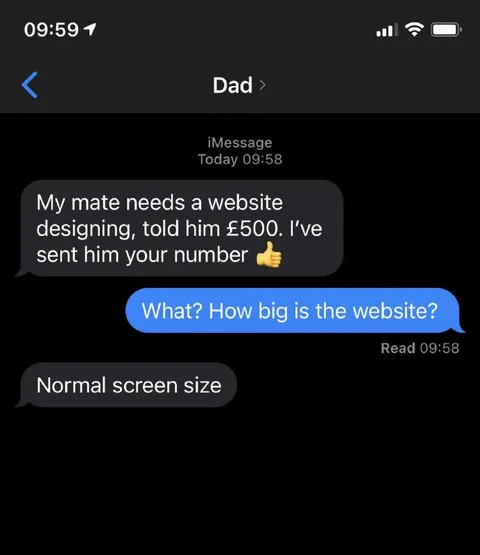 Normal Screen Size Website