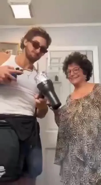 Woman Blasted by Vacuum Cleaner