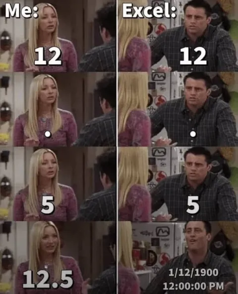 Excel Turns 12.5 Into a Date